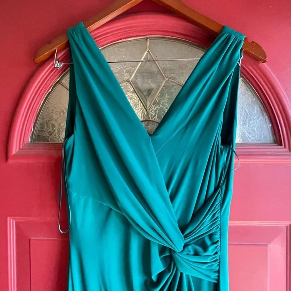 Lauren Ralph Lauren Teal Maxi Dress - Picture 2 of 8